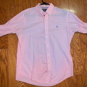 Light pink Ralph Lauren plaid button down